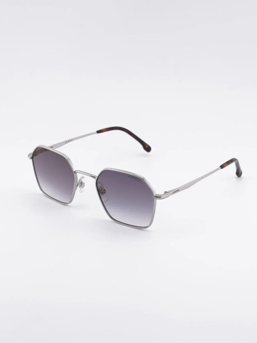 CARRERA 334/S 0010 FQ Sunglasses Palladium Geometric Frame, Grey Lenses